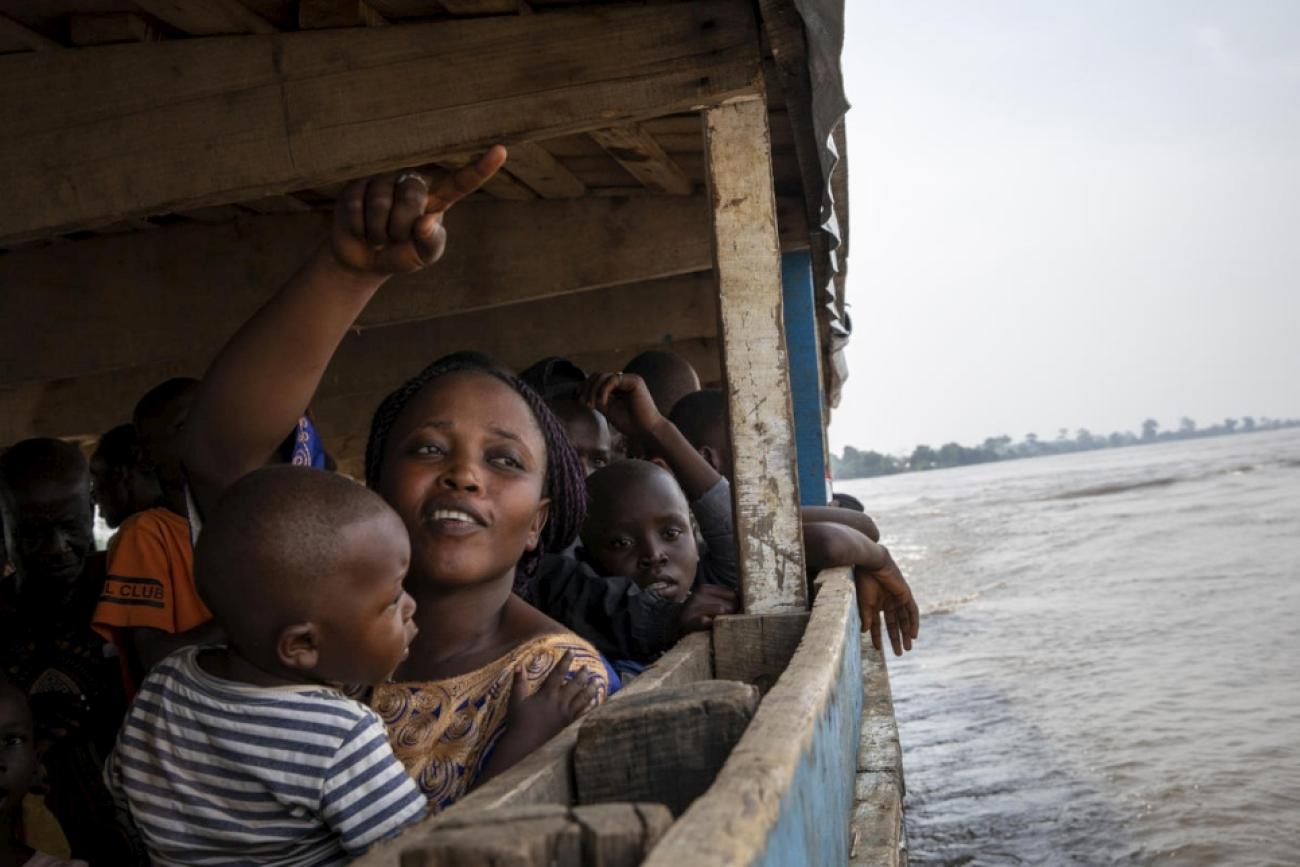 Guilaine Alaya retourne à Bangui après six ans d'exil.  (Photo: UNHCR/Adrienne Surprenant