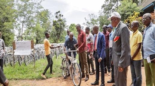 255 vélos ont été distribués en appui au Programme Intégré de Réhabilitation de l’Agriculture dans la province du Maniema (PIRAM)