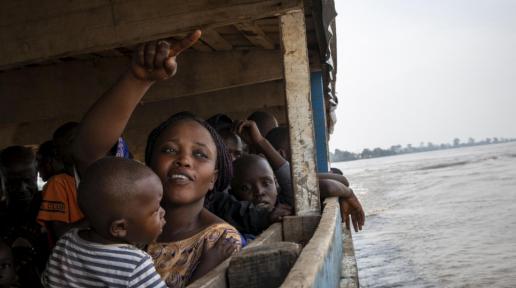 Guilaine Alaya retourne à Bangui après six ans d'exil.  (Photo: UNHCR/Adrienne Surprenant